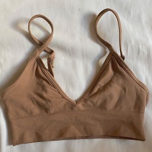 SKIMS smoothing bralette in sienna